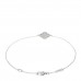 18K White Gold Diamond Sweet Alhambra Bracelet