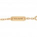 18K Yellow Gold Mother of Pearl Sweet Alhambra Bracelet