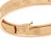 18K Rose Gold Perlee Signature Bangle Bracelet XS