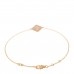 18K Yellow Gold Mother of Pearl Sweet Alhambra Bracelet