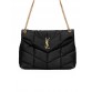 Y Puffer Medium Chain Bag in Quilted Lambskin
