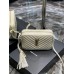 Y Lou Camera Bag In Quilted Leather