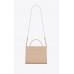 Y Cassandra Medium Top Handle in Grain de Poudre Embossed Leather