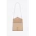 Y Cassandra Medium Top Handle in Grain de Poudre Embossed Leather