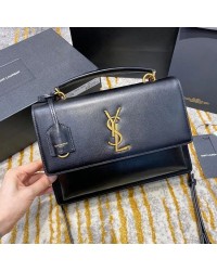 Y Medium Sunset Satchel in Smooth Leather Bag