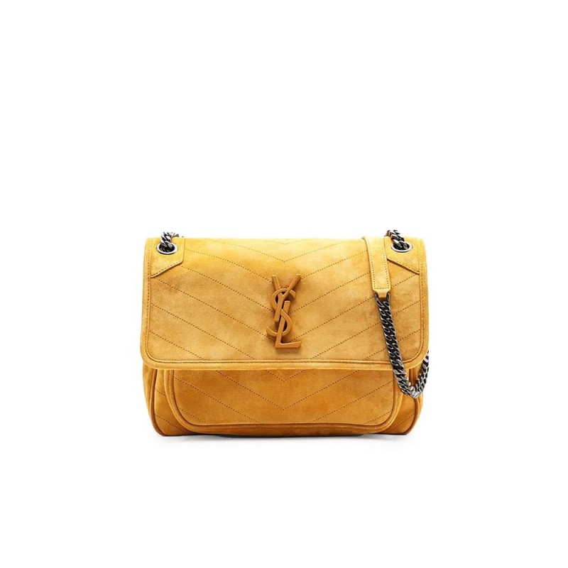 Y Niki Medium Chain Bag in Suede