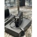 Y Lou Camera Bag Black With Silver Toned Hardware