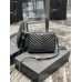Y Lou Camera Bag Black With Silver Toned Hardware