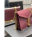 Y Cassandra Medium Chain Bag Rouge Opyum In Grain De Poudre Embossed