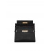 Y Manhattan Shoulder Bag in Crocodile Embossed Shiny Leather