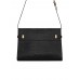 Y Manhattan Shoulder Bag in Crocodile Embossed Shiny Leather