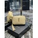 Y Lou Camera Bag Beige With Gold Toned Hardware