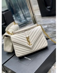 Y College Medium Quilted leather Bag 3 colours