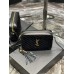 Y Lou Camera Bag Black With Gold Hardware
