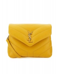 Y Loulou Toy Strap Bag in Quilted ‘Y’ Leather