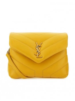 Y Loulou Toy Strap Bag in Quilted ‘Y’ Leather