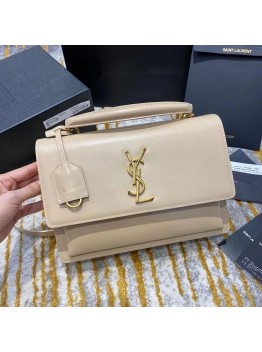 Y Medium Sunset Satchel In Smooth Leather Bag