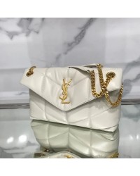 Y PUFFER MEDIUM BAG IN QUILTED LAMBSKIN