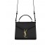 Y Cassandra Mini Top Handle Bag in Box Leather