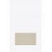 Y Uptown Pouch Grain De Poudre Embossed Leather in Blanc Vintage