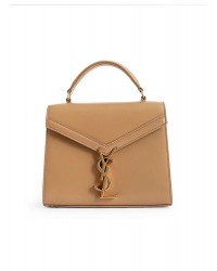 Y Cassandra Mini Top Handle Bag in Box Leather