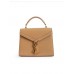 Y Cassandra Mini Top Handle Bag in Box Leather