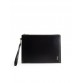Y Tiny Cassandre Zip Tablet Holder in Shiny Leather