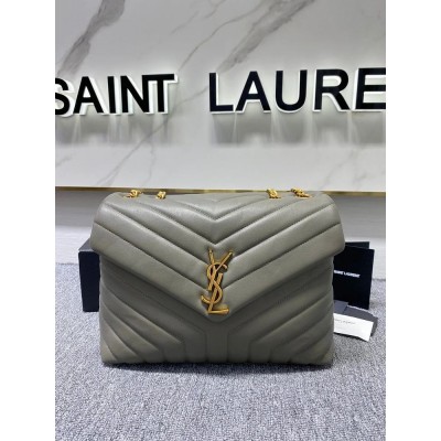 Y Loulou Medium Chain Bag In Y Leather