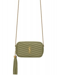 Y Lou Mini Bag in Quilted Grain de Poudre Embossed Leather