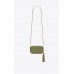 Y Lou Mini Bag in Quilted Grain de Poudre Embossed Leather