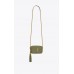 Y Lou Mini Bag in Quilted Grain de Poudre Embossed Leather