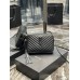 Y Lou Camera Bag Black With Metal Hardware