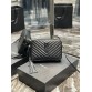 Y Lou Camera Bag Black With Metal Hardware
