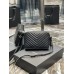 Y Lou Camera Bag Black With Metal Hardware