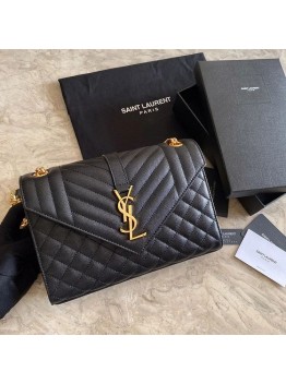 Y  Envelope Medium Bag In Mix Matelasse Grain  De Poudre Embossed Leather