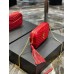 Y Lou Mini Bag In Quilted  Grain  De Poudre Embossed Leather