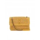Y Niki Medium Chain Bag in Raffia and Leather