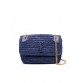 Y Niki Medium Chain Bag in Raffia and Leather