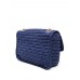 Y Niki Medium Chain Bag in Raffia and Leather