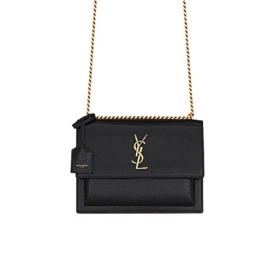 Y Sunset Medium Chain Bag In Coated Bark Leather