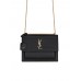 Y Sunset Medium Chain Bag In Coated Bark Leather
