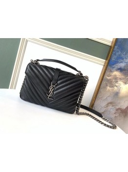Y College Medium Quilted leather Bag