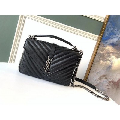 Y College Medium Quilted leather Bag