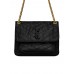 Y Niki Medium Chain Bag in Crinkled Vintage Leather