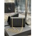Y Kate Medium In Grain Poudre embossed Leather Bag 2 colours