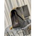 Y College Large Chain Bag Black With Gold Hardware