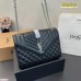 Y ENVELOPE Medium Chain Bag in Supple Matelasse Leather size :25.4 *  17 cm