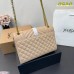 Y ENVELOPE Medium Chain Bag in Supple Matelasse Leather size :25.4 *  17 cm