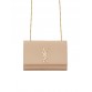 Y Kate Small Chain Bag in Grain de Poudre Embossed Leather