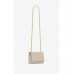 Y Kate Small Chain Bag in Grain de Poudre Embossed Leather